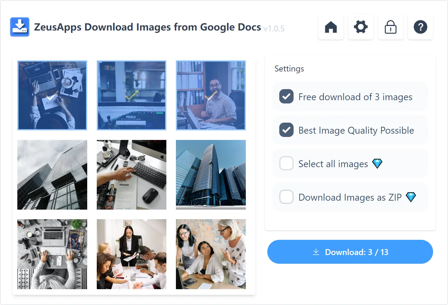 ZeusApps Chrome Extension Preview